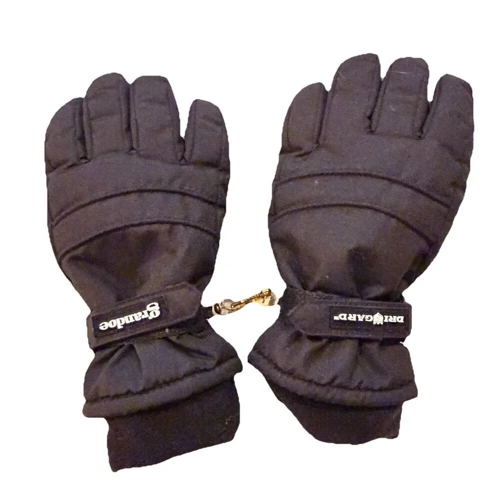Grandoe Sympatex Black Women M Ski Snow Gloves Functional Curve Snowboard Winter
